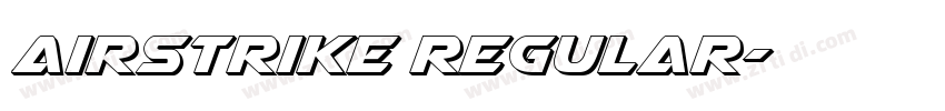 Airstrike Regular字体转换
